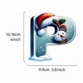 thumbnail image 1 of YingTaiLi Acrylic 2D Christmas Snowman Letter Hanging Decoration 0.1in Thick 3 Ribbons 3.5-9in High-Res Print Customizable Christmas Tree Pendant Gift Keepsake, 1 of 1