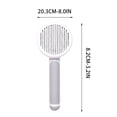 thumbnail image 1 of Black and Friday Deals Cat Brush, Press Self-Cleaning Grooming Brush Telescopic Stainless Steel Pet Cleaning Hair Removal Brush for Cleaning Pet Hair and Grooming, 1 of 2