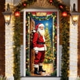 thumbnail image 1 of YingTaiLi Christmas Door Cover Holiday Decoration 35x72in Polyester Durable Widely Used for Front/Indoor Doors Walls Festive Decor, 1 of 6