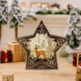 thumbnail image 1 of YingTaiLi Christmas Snow Globes Church Nativity Water Star Lantern,Vintage Christmas Night Lights,Holiday Decorations Gifts for Family Children or Friends, 1 of 6