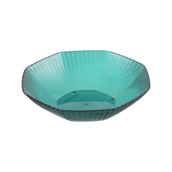 YingTaiLi Fruit Trays for Serving for Party, Appetizer Serving Tray on Ice, Party Platters for Serving Food, Clear,7.68x7.68x1.89in Blue