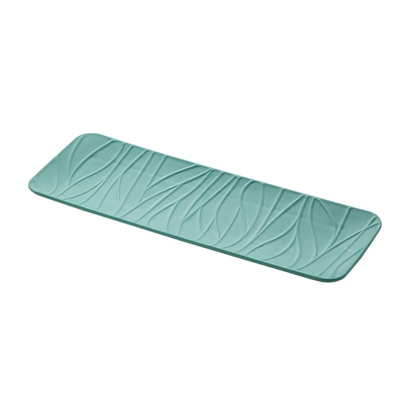 YingTaiLi White Ceramic Serving Platters (12 x 4 Inch Rectangle Plates) Serving Dishes for Entertaining, Food, Appetizers, Desserts, Cheese Board, Charcuterie, Sushi Green