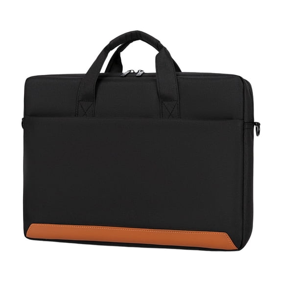YingYouFu 14 Inches Laptop Bag, Messenger Shoulder Bag for Notebook Tablet, Durable Padded Computer Briefcase with Pocket for Charger Accessories Office Business Travel