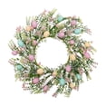 thumbnail image 1 of YingYouFu 20 Inch Easter Wreath with Colorful Egg Decorations Berries and Leaves Spring Front Door Hanging Decor for Home Indoor Outdoor Party, 1 of 6