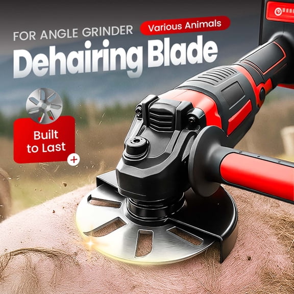 YingYouFu 7 Speed Animal Hair Removal Disc, Labor Saving Pig Hair Scraper Scrubber For Poultry Slaughter, Stainless Steel Hog Dehairing Tool For Farm Livestock Use