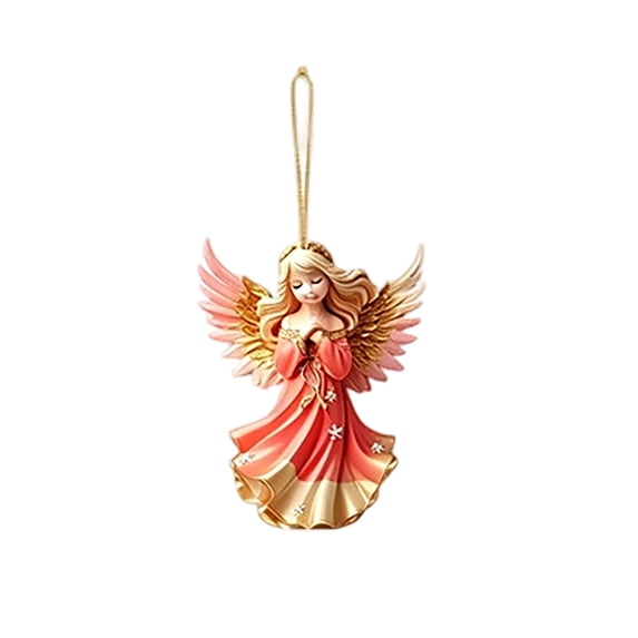 YingYouFu 8PC Cute Angel Christmas Tree Ornaments Decorations, Xmas Hanging Decoration, Unique Indoor Outdoor for Xmas Tree Home Windows Or Wreath Decor