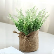YingYouFu Artificial Plant In Pots - Mini Potted Flowers In Cloth for Home Decor, Party, Wedding, Garden Table, Office, and Patio Decoration, Fake Plants for Any Space