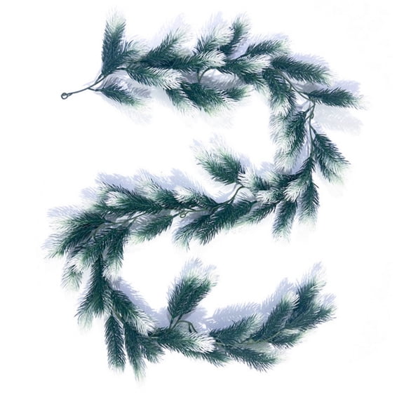 YingYouFu Christmas Artificial Pine Rattan, Simulated Dog Tail Needle Vine Garland Holiday Decor, Decorative Garland for Home Mall Window Holiday Party Seasonal Display