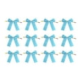 thumbnail image 1 of YingYouFu Christmas Bow Decorations, 12-Piece Velvet Christmas Tree Bow Ornaments for Wreath Decor, Holiday Bow Decoration for Xmas Tree and Home, Blue, 1 of 6