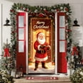 thumbnail image 1 of YingYouFu Christmas Door Cover Decoration Santa Claus Front Door Cover Xmas Hanging Banners Santa Background, 35 X 71 Inch, Christmas Day Door, Festival Party Decoration, D, 1 of 6