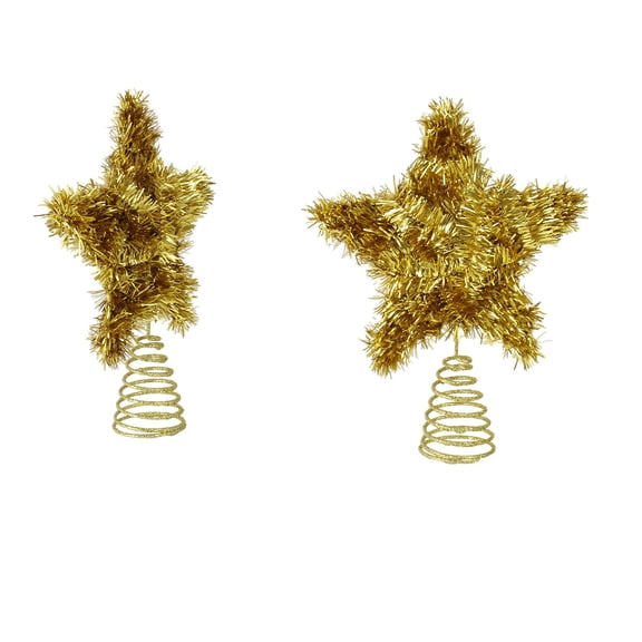 YingYouFu Christmas Tree Top Star Light, 3D Festive Tree Topper Ornament with Warm Glow for Holiday Decor, Sparkling Decorative Tree Topper for Home, Living Room, Indoor Holiday Party Display