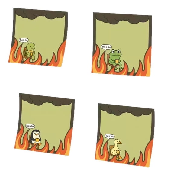 YingYouFu Convenient Animal Sticky Notes Patch for Office Sch-ool Home Desk Memo Pads Easy to Use Notepad for Reminders