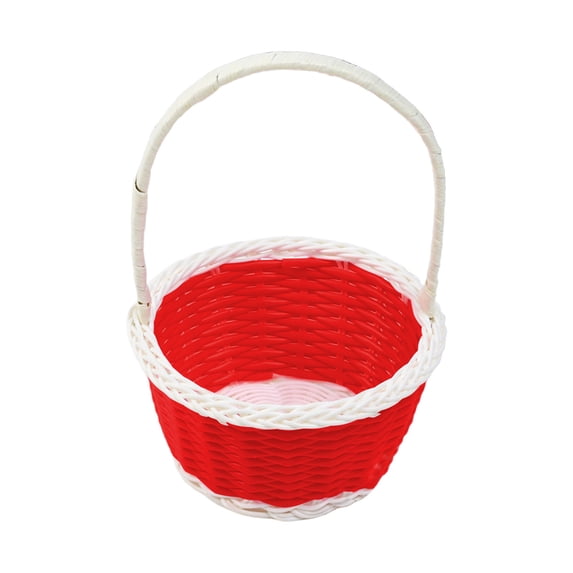 YingYouFu Easter Basket Mini Plastic Woven Easter Theme Basket Suitable For Easter Home Outdoor School Use Easter Baskets for Boys, Girls, Toddler, Babies, Infant Easter gifts basket Personalized