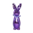 thumbnail image 1 of YingYouFu Easter Bunny Disco Ball Decoration Purple Shiny Reflective Mirror Ornament Sparkling Easter Bunny Figures Holiday Spring Party Decor 9.45 inch, 1 of 6