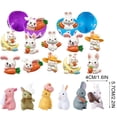 thumbnail image 1 of YingYouFu Easter Egg Fillers Set, 12 Plastic Eggs with Mini Bunny Toys, Party Favor Basket Stuffers, Spring Holiday Hunt Surprise Toys, 1 of 8