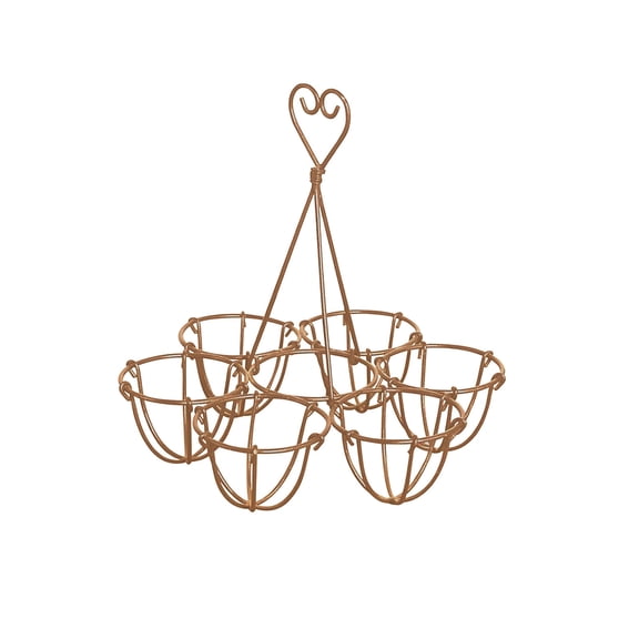 YingYouFu Easter Egg Holder Stand, Metal Egg Storage Rack Tray for Dining Table, Decorative Egg Basket for Serving, Food Photography Prop for Kitchen Counter Gold