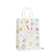 thumbnail image 1 of YingYouFu Easter Gift Bags Eggs Paper Treat Bags with Handles Easter Party Favor Pouches Spring Egg Candy Pouches for Kids Holiday Party Gift Wrapping, 1 of 6