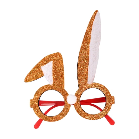 YingYouFu Easter Glasses, Childrens Rabbits Ear Chick Colored Eggs Photo Props for Party, Fun Decoration Supplies for Holiday Celebration