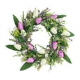 thumbnail image 1 of YingYouFu Easter Spring Wreaths for Front Door Rustic Summer Door Wreath Colorful Spring Floral Wreaths Farmhouse Easter Wreath for Window Front Porch Home Indoor Inside Outside Decoration, 1 of 5
