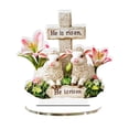 thumbnail image 1 of YingYouFu Easter Tabletop Decoration, 2D Visual Centerpiece for Living Room Bedroom, Holiday Tabletop Ornament, Spring Home Decoration for Mantle Shelf Desktop Display, 1 of 9