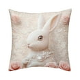 thumbnail image 1 of YingYouFu Easter Throw Pillow Covers Lmitation Embroidery Printing Around The Rabbit Printed Decorative Pillow Case Cushion Cover Home Decoration, 1 of 6