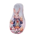 thumbnail image 1 of YingYouFu Easter Tin Box Bunny Cookie Tin Metal Storage Box Children Gift Box Spring Candy Container for Kids Rabbit Decor, 1 of 2