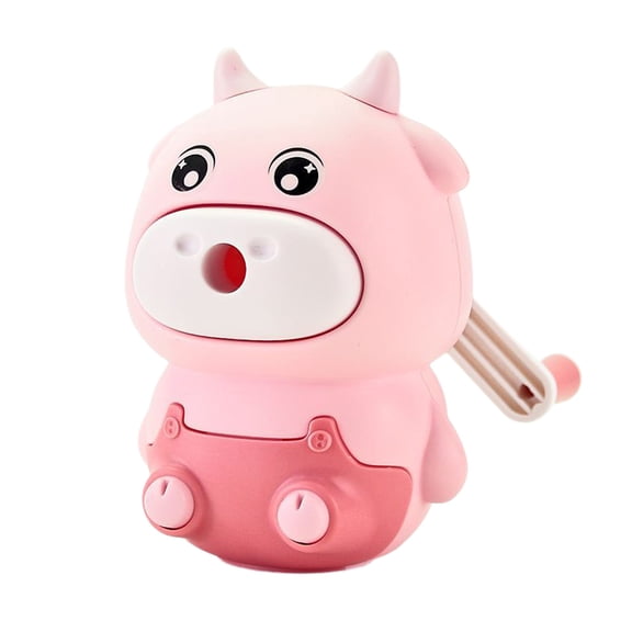 YingYouFu Electric Pencil Sharpener for Desk, Automatic Helical Blade Sharpener with Large Shavings Reservoir, Compact Portable Sharpener for Office, Home, Craft Room