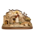 thumbnail image 1 of YingYouFu Empty Tomb Easter Scene and Cross Decoration He Is Risen Tabletop Decor Religious Wooden Signs Jesus Cross Table Centerpieces for Religious Home Mantels Tabletop Christian Gifts, 1 of 9