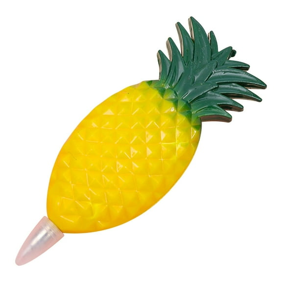 YingYouFu Fruit Shaped Ballpoint Pen with Black Ink Magnetic Cap for Easy Storage Apple Orange Watermelon Designs for Sch-ool Office Gift Idea