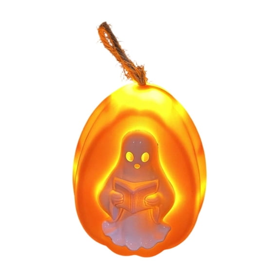YingYouFu Halloween Ghost LED String Lights, Battery Operated Waterproof Hanging Festive String Lights, Decorative Ambient Lights for Home Party Yard Indoor Outdoor Decoration