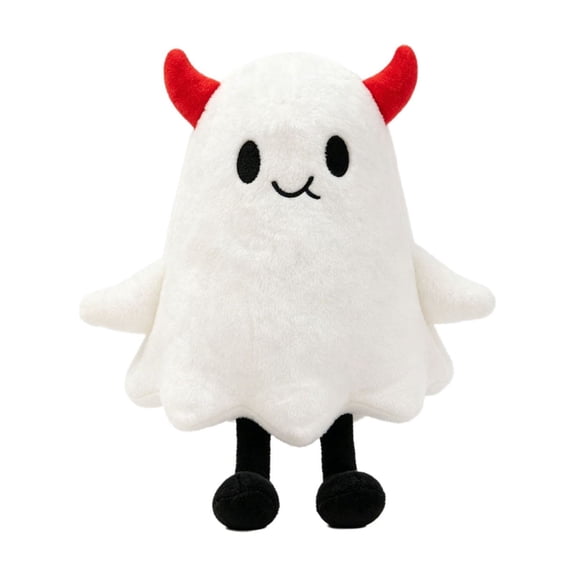 YingYouFu Halloween Ghost Plush Stuffed Toy, Cartoon Demon Design Soft Cuddly Plush Doll for Decoration, Decorative Stuffed Toy for Sofa Bed Shelf Home Holiday Party Decoration