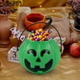 thumbnail image 1 of YingYouFu Halloween Pumpkin Candy Buckets, Tricks or Treats Pumpkin Pails, Portable Pumpkin Ghost Cauldron Bucket, Halloween Candy Holders with Handle, for Kids,Halloween Party, color, 1 of 6