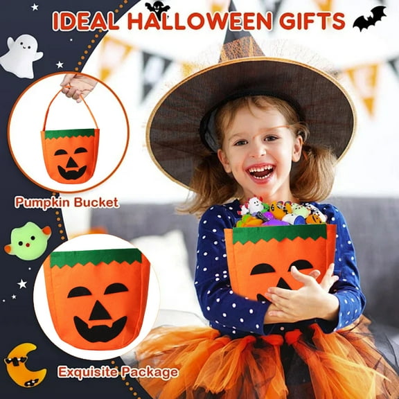 YingYouFu Halloween Pumpkin Lantern, Lighted Table Centerpiece Decoration, Candy Bowl Organizer For Party, Vintage Ghalloween Indoor Decor, Festive Ceramic Treat Container, Orange