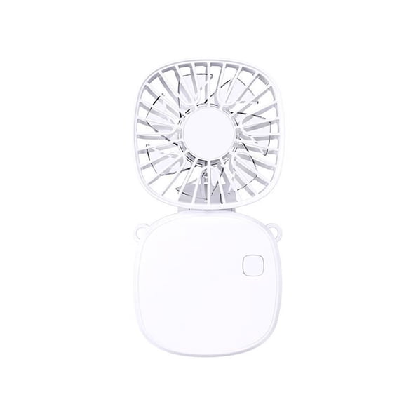 YingYouFu Handheld Fan with Hanging Rope and Mirror, Foldable USB Charging Portable Fan, Compact Cooling Device for Travel, Office, Outdoor, Makeup Bag