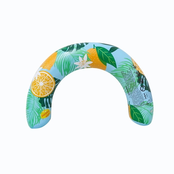 YingYouFu Inflatable Donut Swim Tube Float, Thickened Fruit Shaped Swimming Ring for Water Play, Durable Swim Float for Pool, Beach, Summer Water Recreation Activities Use