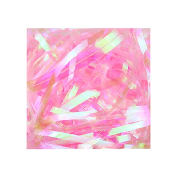 YingYouFu Metallic Raffia Filler, Iridescent Shredded Paper for Gift Box, Silk Texture Packaging Embellishments for Wedding Party Crafts