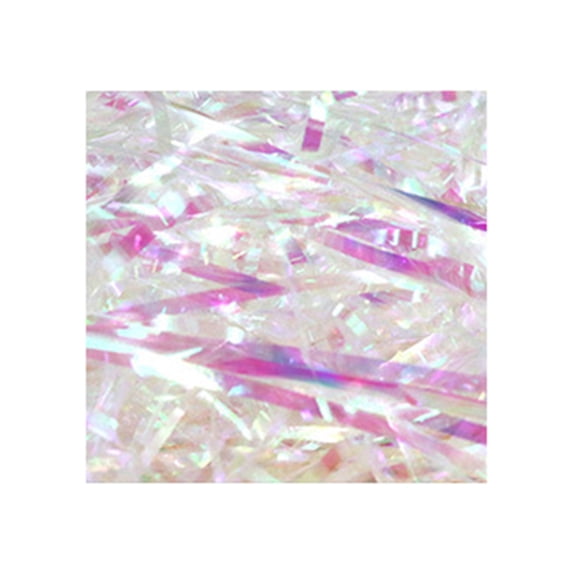 YingYouFu Metallic Raffia Filler, Iridescent Shredded Paper for Gift Box, Silk Texture Packaging Embellishments for Wedding Party Crafts