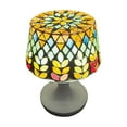 thumbnail image 1 of YingYouFu Nightlight DIY Stained Glass Lamp Shade Reading Desk Light 6.89 Inches for Bedroom Study Living Room Office For Valentines Day Birthday Girls And Students, 1 of 5