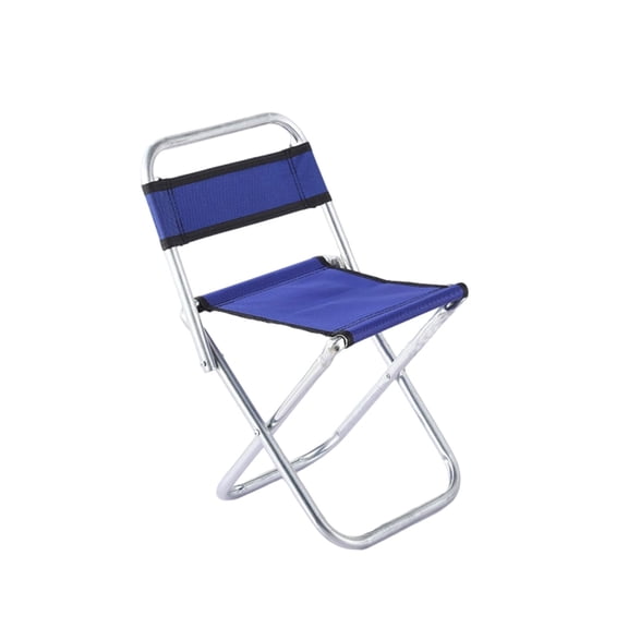 YingYouFu Outdoor Folding Stool, Portable Fishing Chair with Backrest, Compact Camping Stool, Travel Angling Chair for Picnic Barbecue
