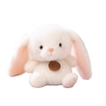 thumbnail image 1 of YingYouFu Plush Rabbit Table Doll Figurine, Soft Stuffed Animal Toy Decor, Cute Desk Companion Ornament for Home, Office, Bedroom, Shelf Display, 1 of 8
