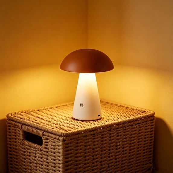 YingYouFu Shaped Table Lamp, Rechargeable Cordless LED Table Lamp Portable Nightstand Lamp, Modern Bedside Lamp for Living Room, Ambient Lighting for Home Decor, Dimmable Touch Control Desk Light