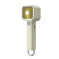 thumbnail image 1 of YingYouFu Slim Handheld Fan with Digital Display, High Speed Turbine Portable Mini Fan, USB Rechargeable Strong Airflow for Outdoor Office Home Travel, 1 of 9