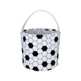 thumbnail image 1 of YingYouFu Soccer Easter Basket Halloween Sports Baskets Canvas Easter Eggs Hunt Candy Bucket Tote for Easter Halloween, 1 of 6