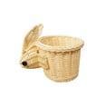 thumbnail image 1 of YingYouFu Spring Rattan Weaving Easter Basket with Animal Fruit Holder, Woven Storage Basket for Snack Organization and Home Decor, 1 of 9