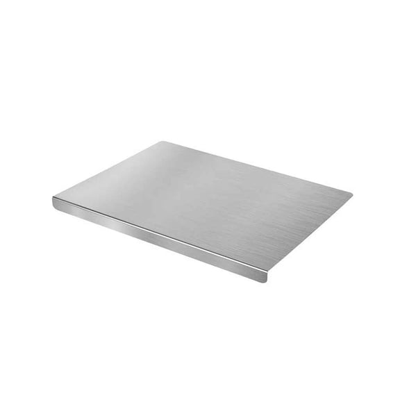 YingYouFu Stainless Steel Cutting Board, Edges Drip Catcher Design, Easy Clean Kitchen Prep Tray for Vegetable Meat Slicing