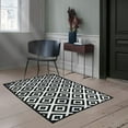 thumbnail image 1 of YingYouFu Sunshine Protected Reversible Outdoor Rug, Heavy-Duty Polypropylene Patio Mat for Camping/RV, Non-Slip All-Weather Floor Mat with Carrying Case, 20x31.5in, BLACK, 1 of 2