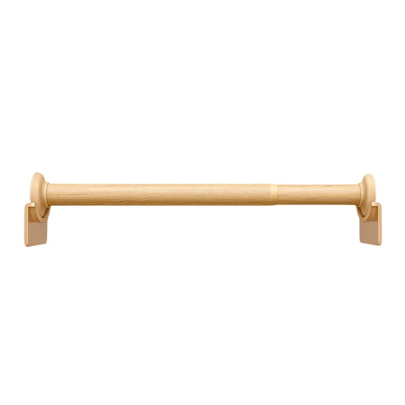 YingYouFu Telescopic Curtain Rod Stainless Steel, No Drilling Shower Curtain Pole for Clothes Drying, Adjustable Spring Tension Rod for Bathroom, Closet