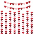 thumbnail image 1 of YingYouFu Valentine's Day Felt Heart Banner Pull String Decoratio Party Decor, Hanging Banner for Wedding Birthday Classroom, Festive Home Wall Decor, Love Theme Banner, 1 of 1