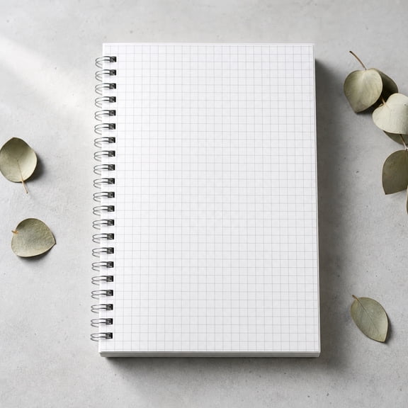 YingYouFu Wirebound Graph Paper Notebooks, Thick Lay Flat Journal Notepads for Office Writing Use, Durable Writing Pads for Work, Home, Daily Note Taking and Planning