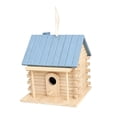 thumbnail image 1 of YingYouFu Wooden Bird House, Hanging Birdhouse for Outside, Garden Patio Decorative Nest Box Bird House for Robin Budgie Swallow Little Sparrow or Medium Size Birds (7.09 * 6.30 * 6.69 inch), 1 of 6